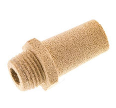 G1/4'' Sinterbronze Druckluft Schalldämpfer Sechskantverschraubung [2 Stück]