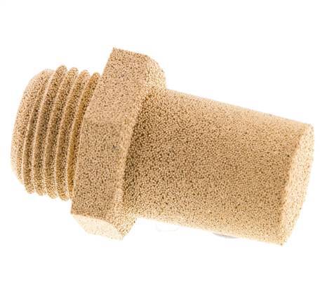 G1/2'' Sintered Bronze Pneumatic Muffler Hexagonal Fitting