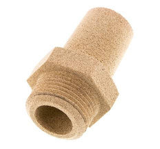 G3/4'' Sinterbronze Druckluft Schalldämpfer Sechskantverschraubung