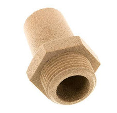 G1'' Sinterbronze Druckluft Schalldämpfer Sechskantverschraubung