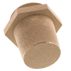 G2'' Sinterbronze Druckluft Schalldämpfer Sechskantverschraubung