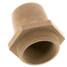 G2'' Sinterbronze Druckluft Schalldämpfer Sechskantverschraubung