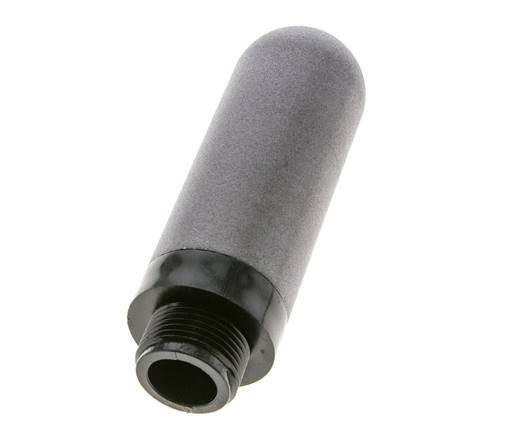 G1'' Gesintertes PE Druckluft Schalldämpfer 10 bar