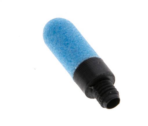 M5 Gesintertes PE Druckluft Schalldämpfer 6 Bar [5 Stück]
