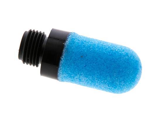 G1/8'' Gesintertes PE Druckluft Schalldämpfer 6 bar [5 Stück]