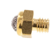 M5 Messing Kompakter Druckluft Schalldämpfer 1.4301 Drahtgeflecht [5 Stück]