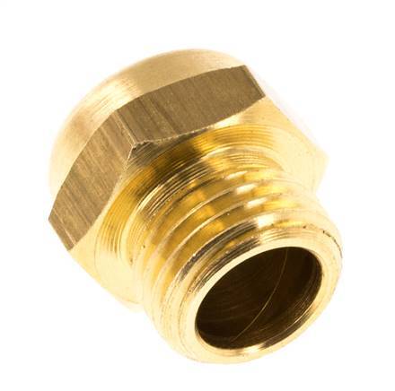 G1/4'' Messing Kompakter Druckluft Schalldämpfer 1.4301 Drahtgeflecht [5 Stück]