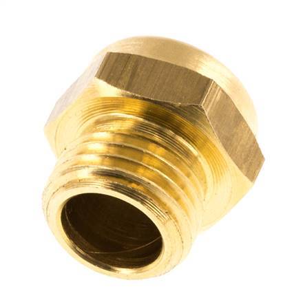G1/4'' Messing Kompakter Druckluft Schalldämpfer 1.4301 Drahtgeflecht [5 Stück]