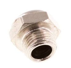 G1/8'' Vernickelte Kompakte Pneumatische Schalldämpfer aus Messing 1.4301 Drahtgeflecht [10 Stück]