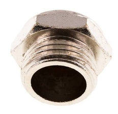 G1/2'' Vernickelte Kompakte Pneumatische Schalldämpfer aus Messing 1.4301 Drahtgeflecht [2 Stück]