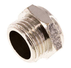 G1/2'' Vernickelte Kompakte Pneumatische Schalldämpfer aus Messing 1.4301 Drahtgeflecht [2 Stück]