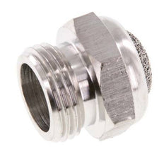 G3/8'' Edelstahl-Kompakt-Pneumatikschalldämpfer 1.4301 Drahtgeflecht