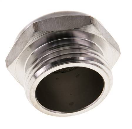 G3/4'' Edelstahl-Kompakt-Pneumatikschalldämpfer 1.4301 Drahtgeflecht