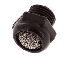 G1/8'' PA Kompakter Druckluft Schalldämpfer 1.4301 Drahtgeflecht [5 Stück]