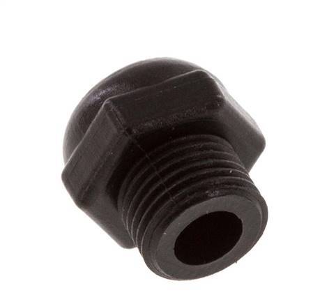 G1/8'' PA Kompakter Druckluft Schalldämpfer 1.4301 Drahtgeflecht [5 Stück]