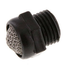 G1/4'' PA Kompakter Druckluft Schalldämpfer 1.4301 Drahtgeflecht [5 Stück]