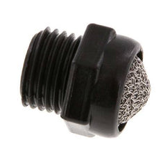 G1/4'' PA Kompakter Druckluft Schalldämpfer 1.4301 Drahtgeflecht [5 Stück]