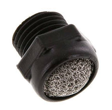 G1/4'' PA Kompakter Druckluft Schalldämpfer 1.4301 Drahtgeflecht [5 Stück]