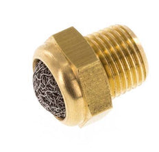 Kompakter Pneumatischer Schalldämpfer aus Messing NPT 1/8'' 1.4301 Drahtgeflecht [5 Stück]