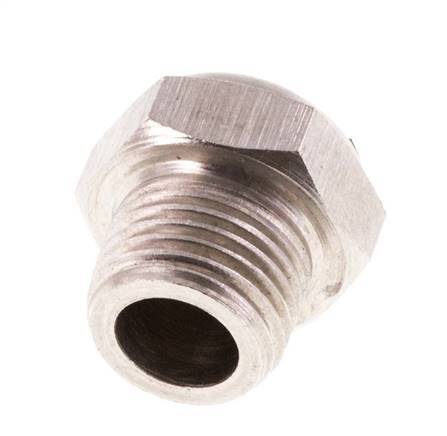 NPT 1/8'' Edelstahl-Kompakt-Pneumatikschalldämpfer 1.4301 Drahtgeflecht