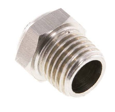 NPT 1/4'' Stainless Steel Compact Pneumatic Muffler 1.4301 Wire Mesh