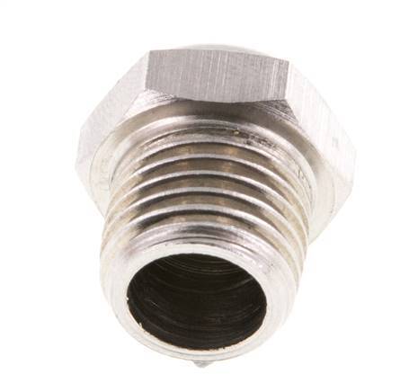Kompakter Edelstahl-Pneumatikschalldämpfer NPT 1/4'' 1.4301 Drahtgeflecht