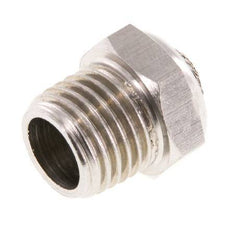 Kompakter Edelstahl-Pneumatikschalldämpfer NPT 1/4'' 1.4301 Drahtgeflecht