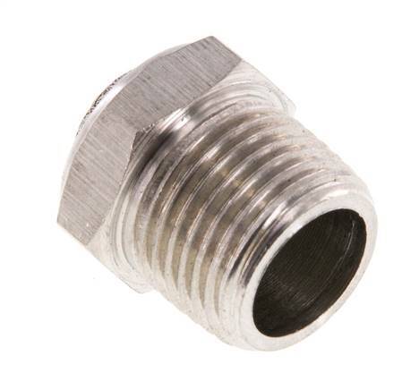 NPT 3/8'' Edelstahl-Kompakt-Pneumatikschalldämpfer 1.4301 Drahtgeflecht