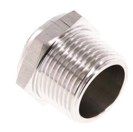 NPT 3/4'' Edelstahl-Kompakt-Pneumatikschalldämpfer 1.4301 Drahtgeflecht
