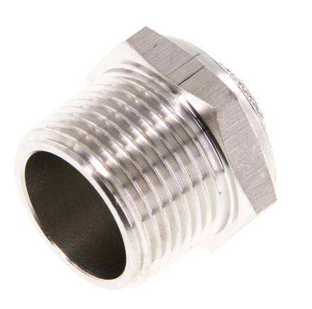 NPT 3/4'' Edelstahl-Kompakt-Pneumatikschalldämpfer 1.4301 Drahtgeflecht