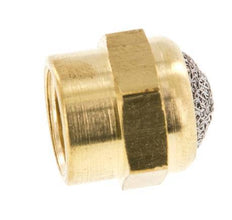 G1/8'' Innengewinde Messing Kompakter Druckluft Schalldämpfer [2 Stück]