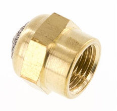 G1/8'' Innengewinde Messing Kompakter Druckluft Schalldämpfer [2 Stück]