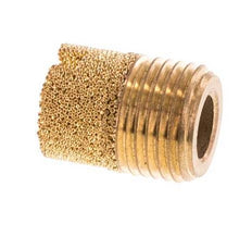 G1/8'' Sinterbronze Kompakter Zylindrischer Druckluft Schalldämpfer [5 Stück]