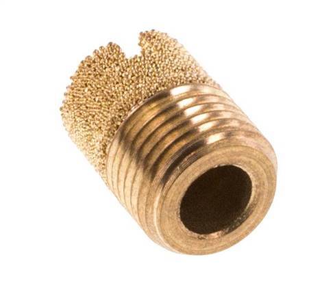 G1/8'' Sinterbronze Kompakter Zylindrischer Druckluft Schalldämpfer [5 Stück]