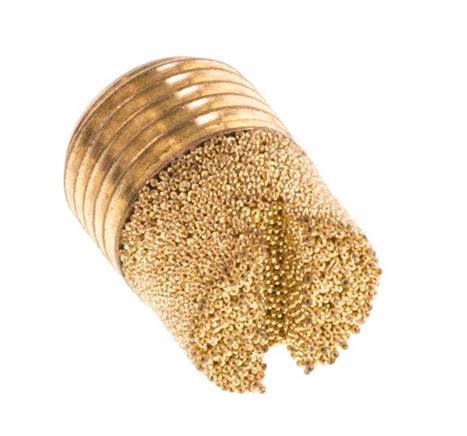 G1/8'' Sinterbronze Kompakter Zylindrischer Druckluft Schalldämpfer [5 Stück]