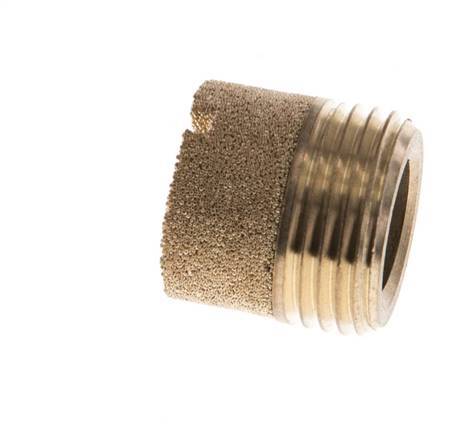 G3/8'' Sinterbronze Kompakter Zylindrischer Druckluft Schalldämpfer [2 Stück]