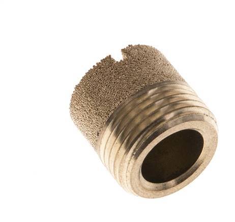 G3/8'' Sinterbronze Kompakter Zylindrischer Druckluft Schalldämpfer [2 Stück]