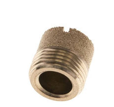 G3/8'' Sinterbronze Kompakter Zylindrischer Druckluft Schalldämpfer [2 Stück]