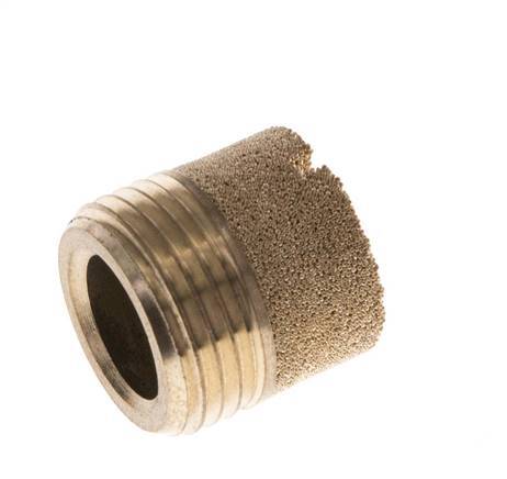 G3/8'' Sinterbronze Kompakter Zylindrischer Druckluft Schalldämpfer [2 Stück]