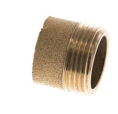 Kompakter Zylindrischer Druckluft Schalldämpfer Aus Sinterbronze G3/4''
