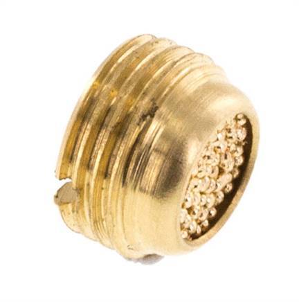 G1/8'' Sintered Bronze Compact Sinking Pneumatic Muffler [5 Pieces]