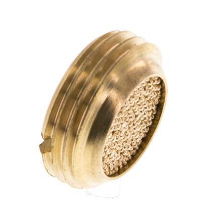 G3/8'' Sintered Bronze Compact Sinking Pneumatic Muffler [2 Pieces]