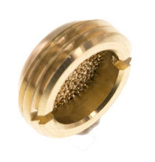 G1/2'' Kompakter Pneumatischer Miniatur Schalldämpfer aus Sinterbronze [2 Stück]