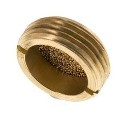 G3/4'' Kompakter Pneumatischer Miniatur Schalldämpfer aus Sinterbronze