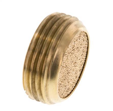 G3/4'' Kompakter Pneumatischer Miniatur Schalldämpfer aus Sinterbronze