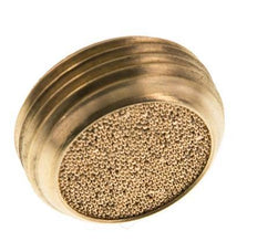 G3/4'' Kompakter Pneumatischer Miniatur Schalldämpfer aus Sinterbronze