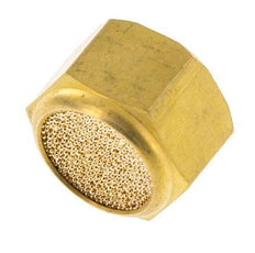 G1/4'' Sintered Bronze Compact Female Threaded Pneumatic Muffler [2 Pieces]
