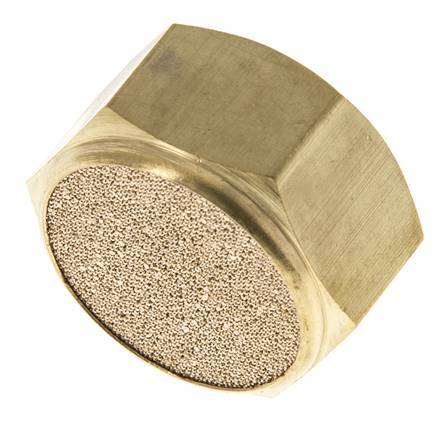 G3/4'' Sintered Bronze Compact Female Threaded Pneumatic Muffler