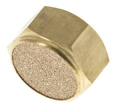 G3/4'' Kompakter Druckluft Schalldämpfer mit Innengewinde aus Sinterbronze