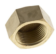 G1'' Kompakter Druckluft Schalldämpfer mit Innengewinde aus Sinterbronze